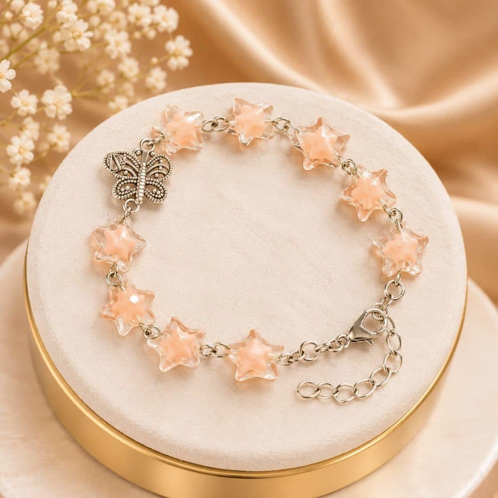 Pulsera Estrellas y Mariposa