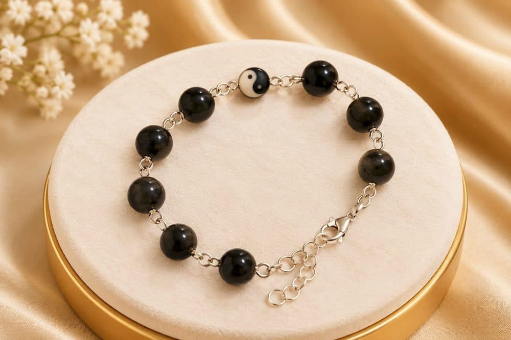 Yin Yang de Onix Negro